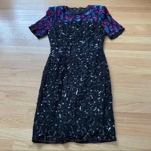 white christmas dresses vintage stenay silk beaded cocktail dress – Chrysalis